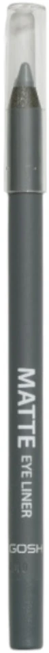 Gosh Matte Eye Liner Vegan Pieštukas Matte Liquid Akių apvadas Classic Pilkas 1.2 g