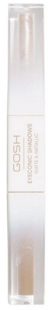 „Gosh Matte & Metallic Basic B“ veganiški matiniai skysti akių šešėliai „001 Basic B“ 1,52 ml