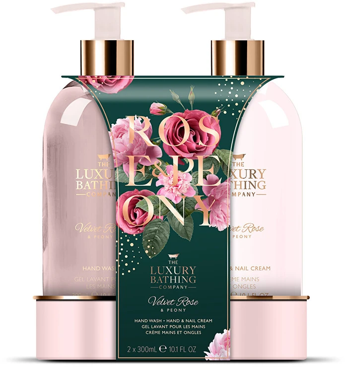 The Luxury Bathing Grace Cole Rose & Peony drėkinančių rankų priežiūros dovanų rinkinys 2 vnt.
