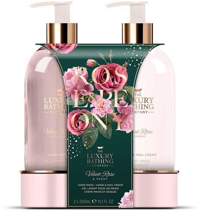 The Luxury Bathing Grace Cole Rose & Peony moisturizing hand care gift set 2 pcs