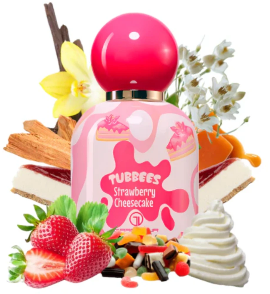Grandeur Tubbees Strawberry Cheesecake EDP parfumuotas vanduo unisex, 50 ml