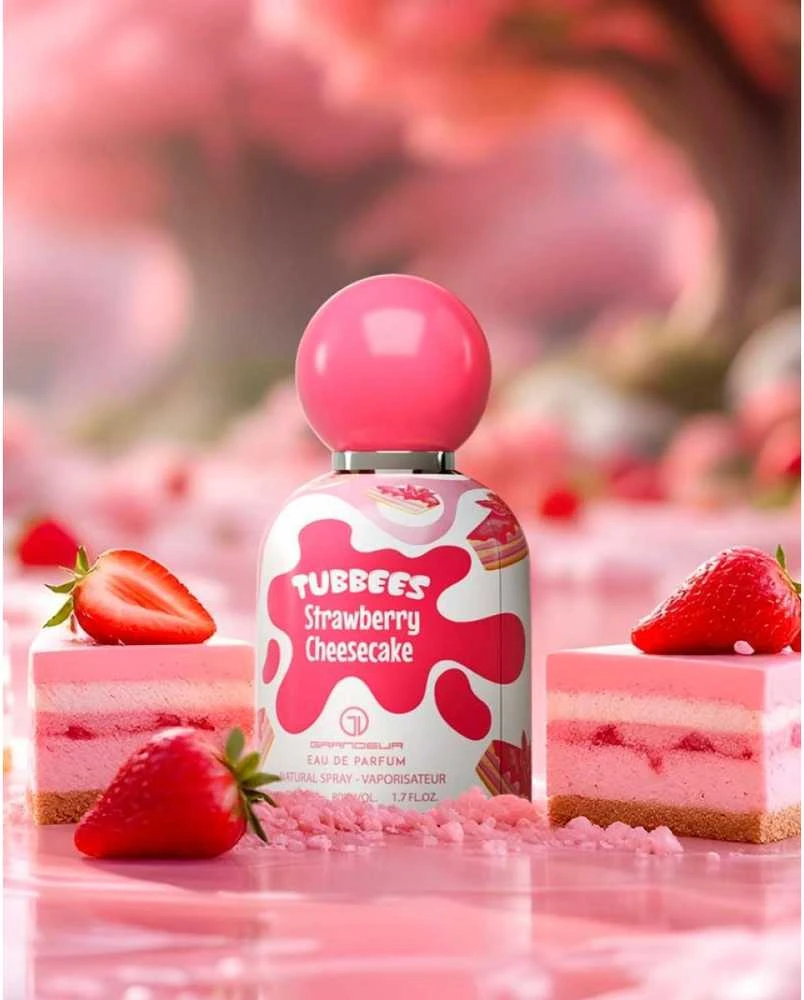 Grandeur Tubbees Strawberry Cheesecake EDP parfumuotas vanduo unisex, 50 ml