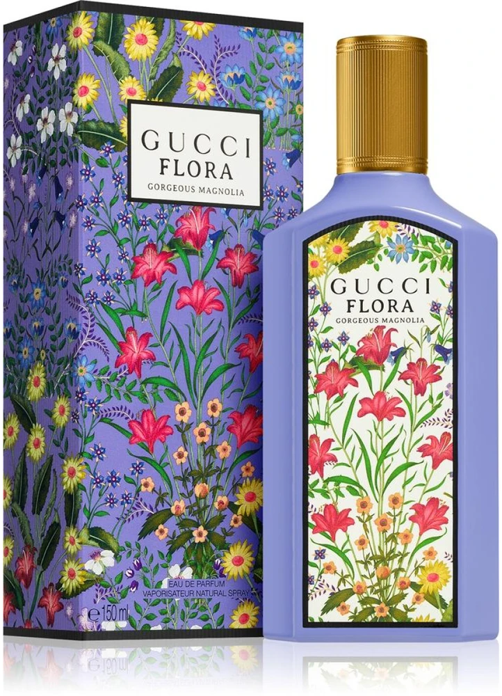 Gucci Flora Gorgeous Magnolia EDP parfumuotas vanduo moterims, 150 ml