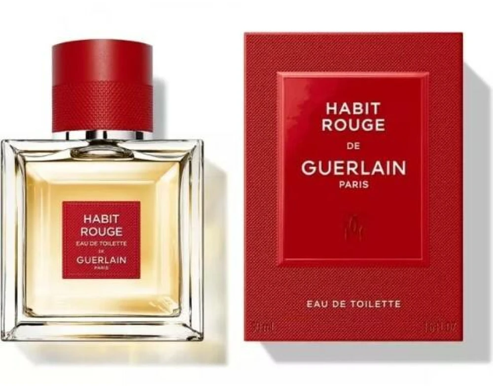 Guerlain Habit Rouge EDT tualetinis vanduo unisex, 50 ml