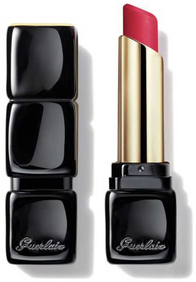 Guerlain Kiss Kiss Tender Matte Matiniai lūpų dažai, spalva - 666 Lucky Pink