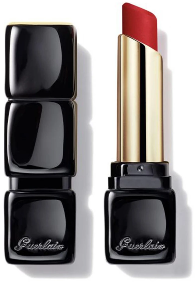 Guerlain Kiss Kiss Tender Matte Matiniai lūpų dažai, spalva - 910 Wanted Red
