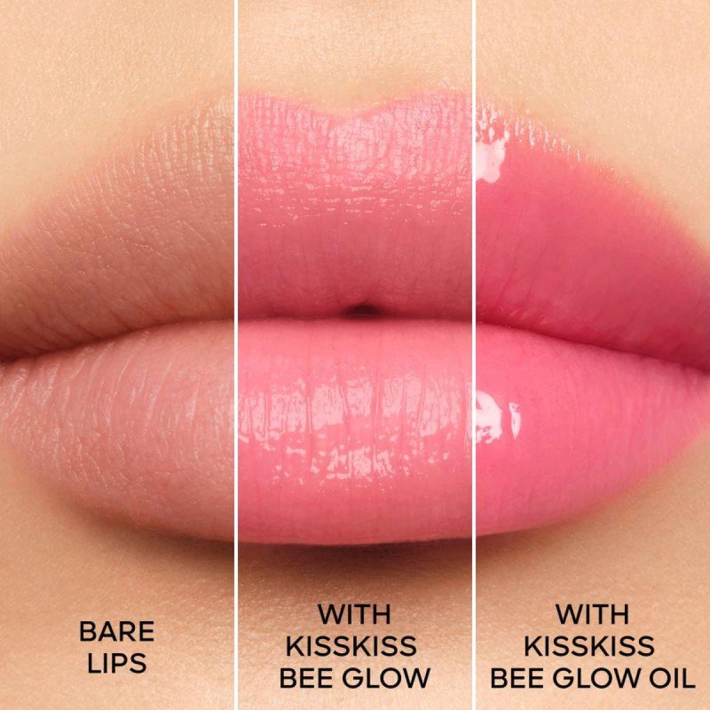 Guerlain Kiss Kiss Bee Glow lūpų balzamas, spalva - 258 Rose Glow