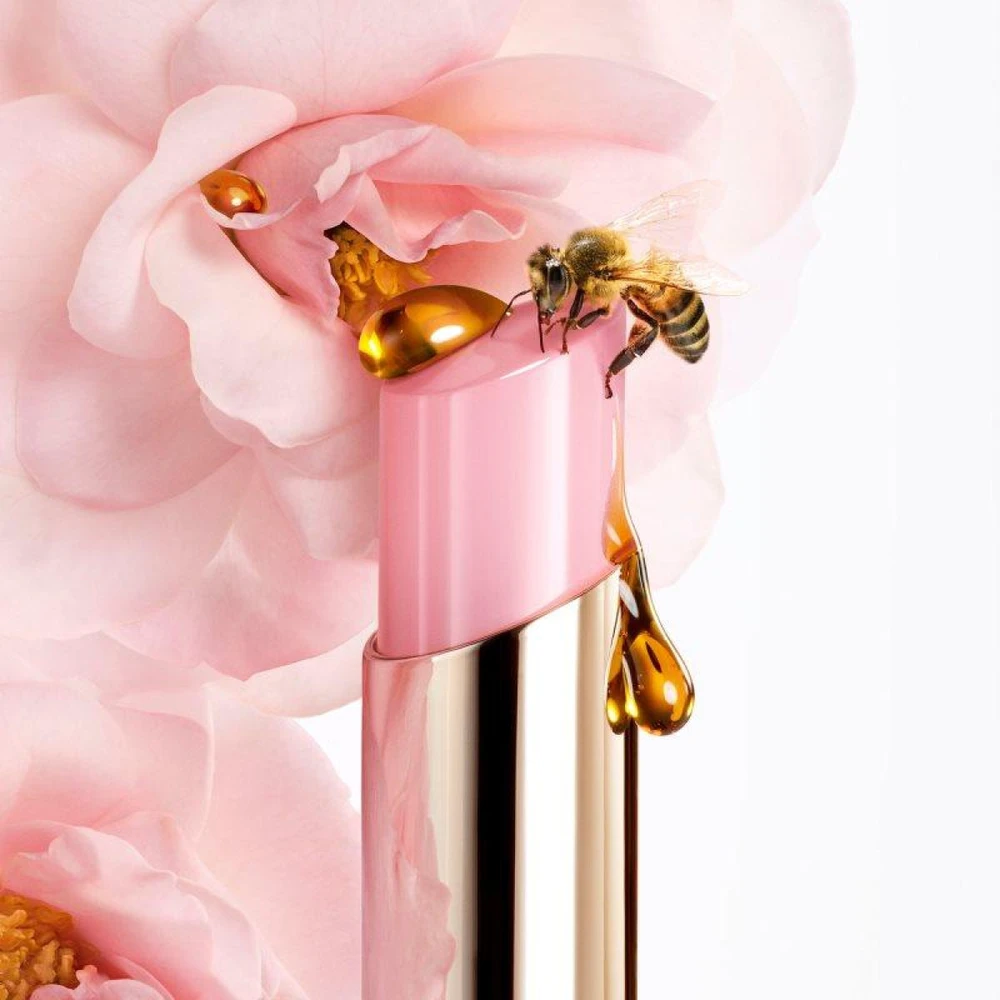 Guerlain Kiss Kiss Bee Glow lūpų balzamas, spalva - 258 Rose Glow