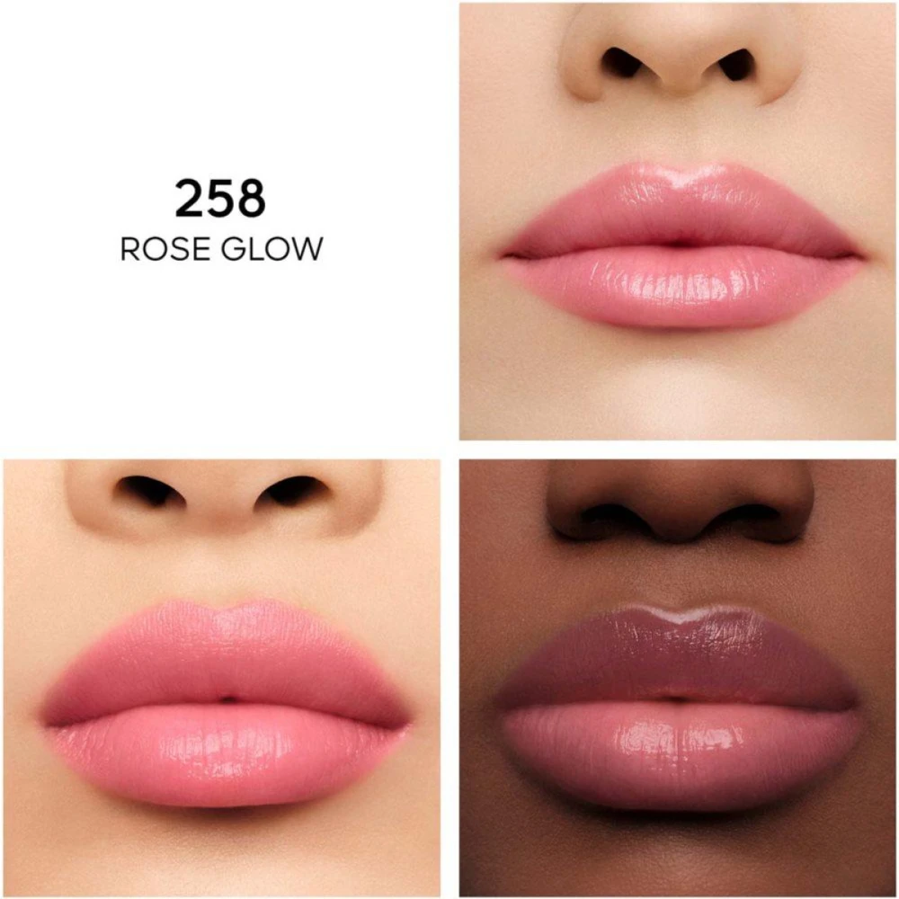 Guerlain Kiss Kiss Bee Glow lūpų balzamas, spalva - 258 Rose Glow