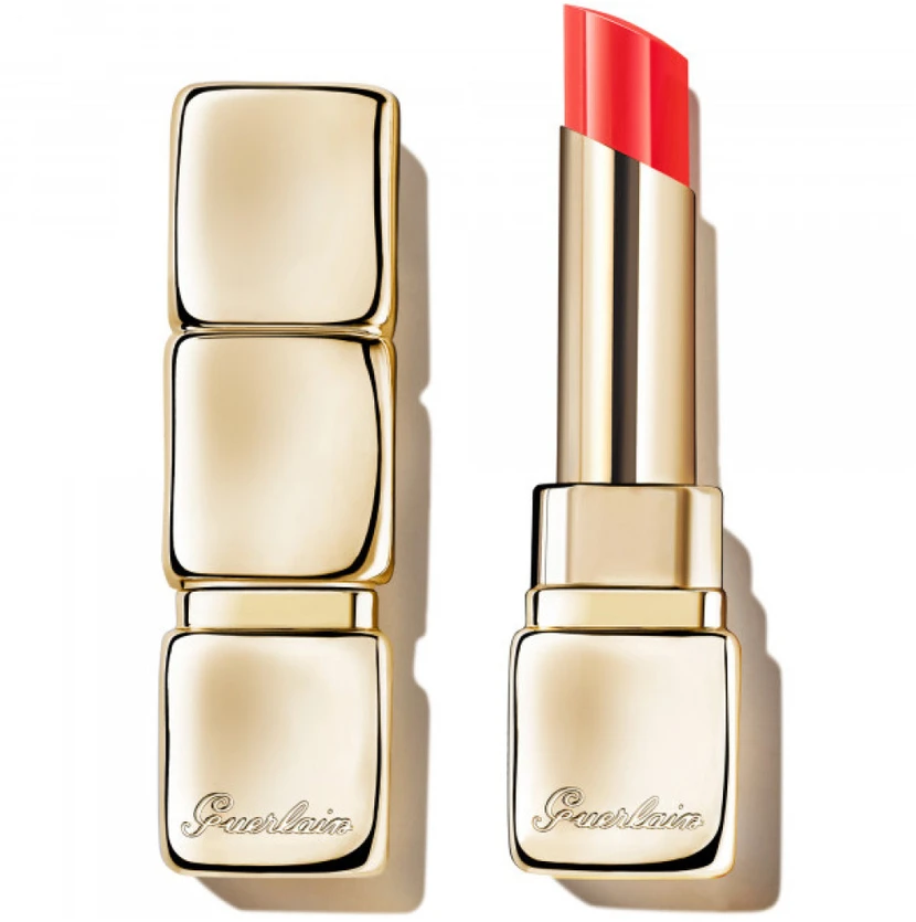 Guerlain Kisskiss Shine Bloom Barra De Labios 749 Love Tulip 1un