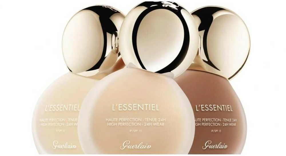 GUERLAIN L’Essentiel Natural Glow Foundation natūralaus švytėjimo suteikianti kreminė pudra SPF 20, atspalvis: 00N Porcelain, 30 ml