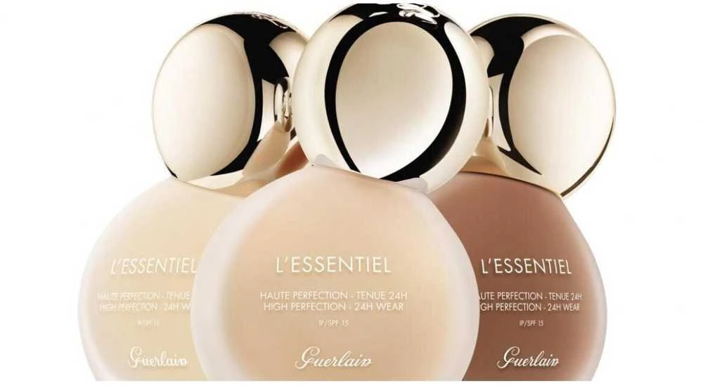 GUERLAIN L’Essentiel Natural Glow Foundation natūralaus švytėjimo suteikianti kreminė pudra SPF 20, atspalvis: 00N Porcelain, 30 ml