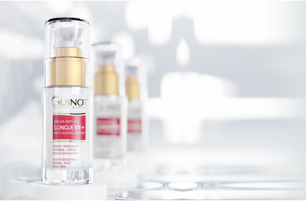 Guinot Longue Vie+ Anti-Ageing Serum atstatomasis priešraukšlinis serumas, 30 ml