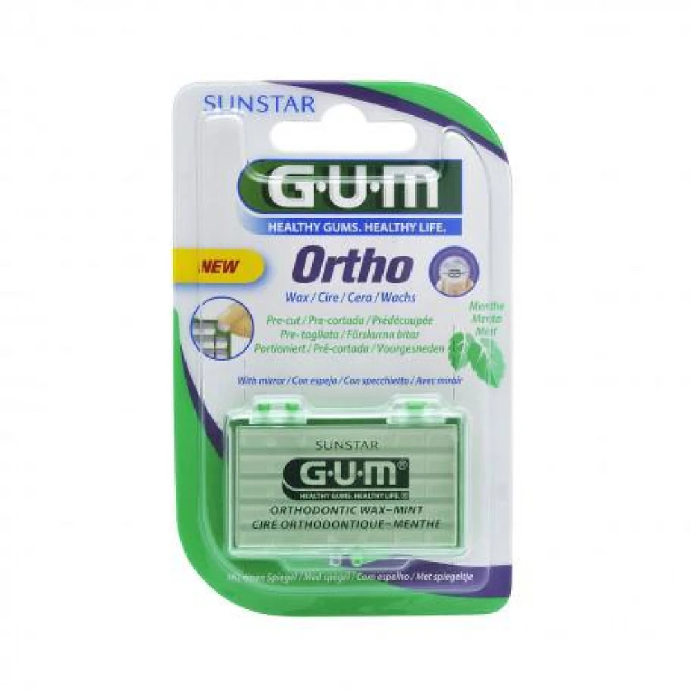 Gum 724 Mentolio ortodontinis vaškas su veidrodėliu 1 vnt