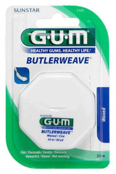 GUM Dantenų pynimas Dantų siūlas vaškuotas 55 m