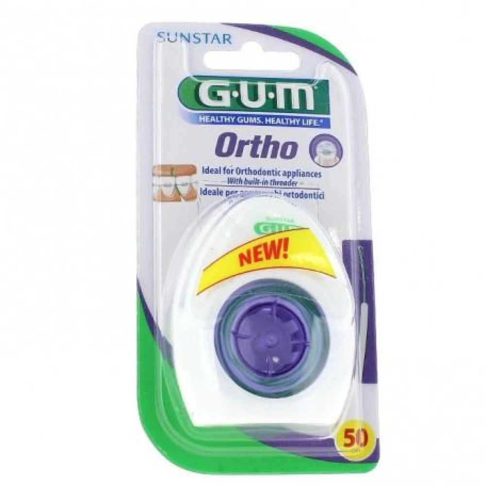 "Sunstar Gum Ortho" dantų siūlas 50 m