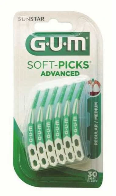 "Gum® Soft-Picks Advanced" tarpdančių valymo priemonė 30 vnt