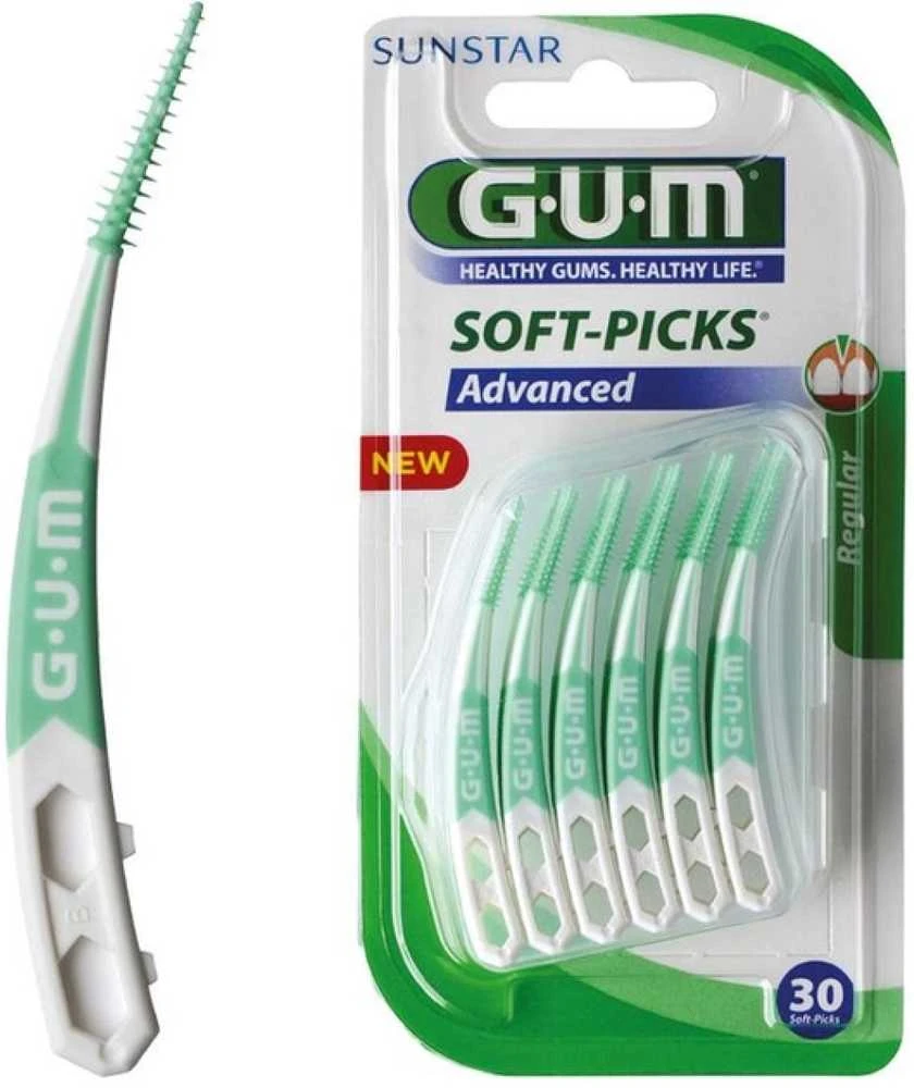 "Gum® Soft-Picks Advanced" tarpdančių valymo priemonė 30 vnt