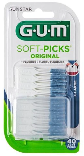 Guma Soft-Picks Filamentos Goma X-Large 40 vienetų