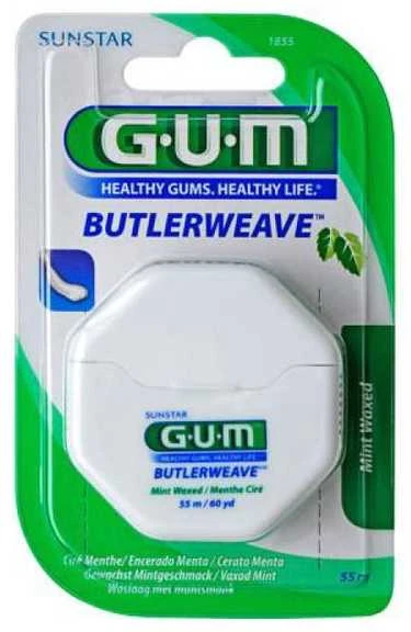 Guma Butlerweave vaško ir mentolio siūlas