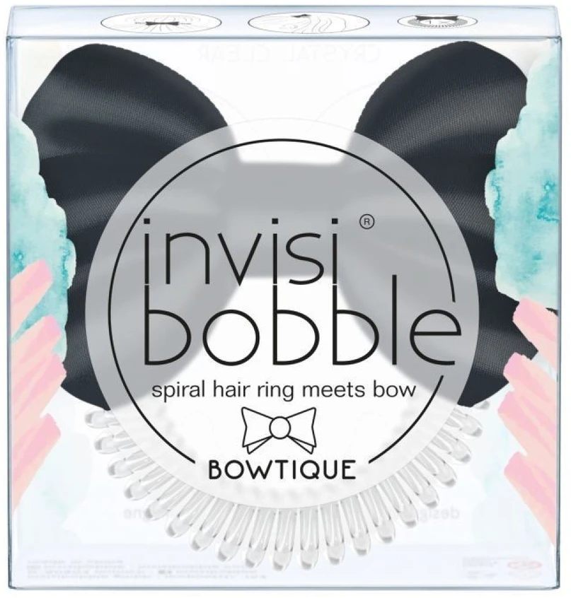 Gumytės plaukams Invisibobble BOWTIQUE True Juodas