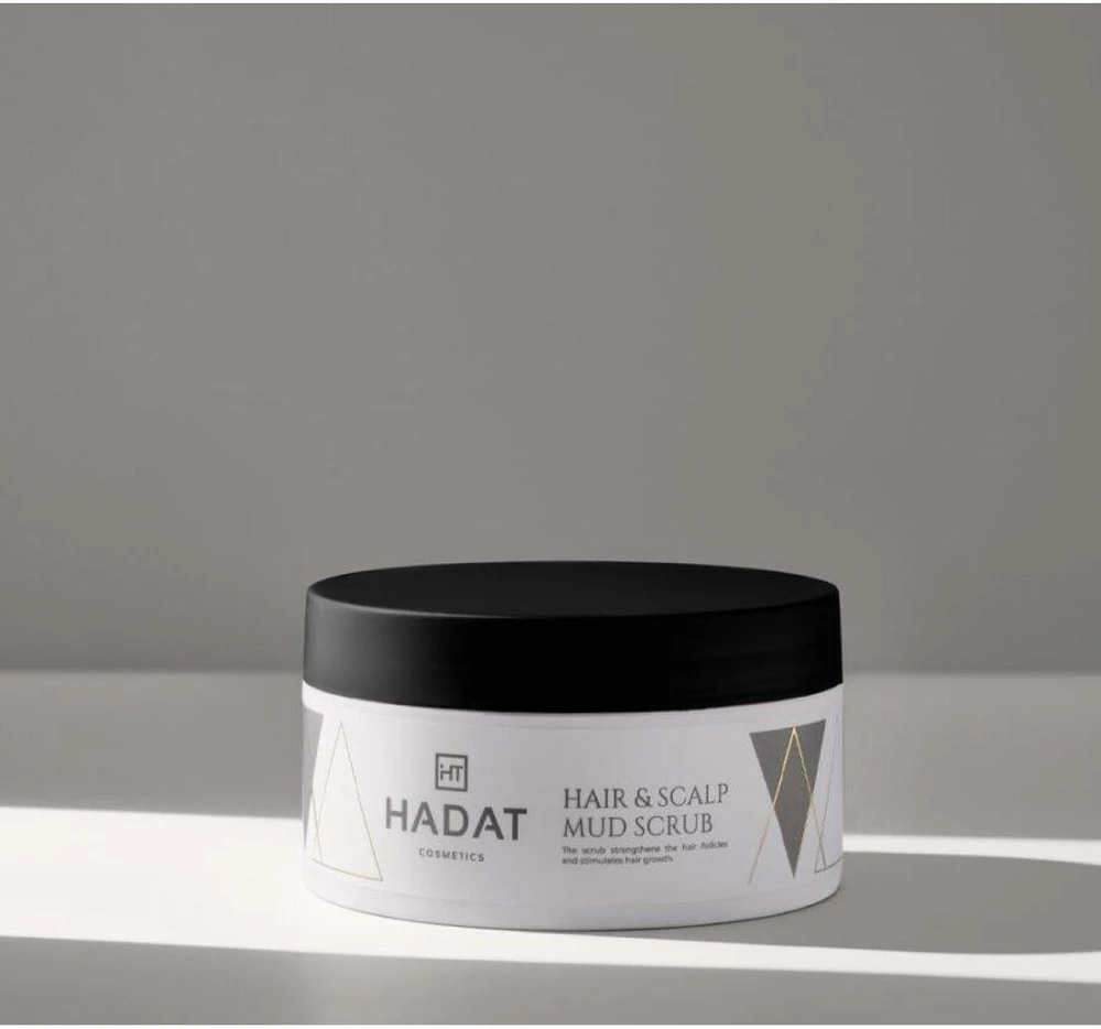 Hadat Cosmetics Hair & Scalp Mud Scrub galvos odos šveitiklis, 300 ml