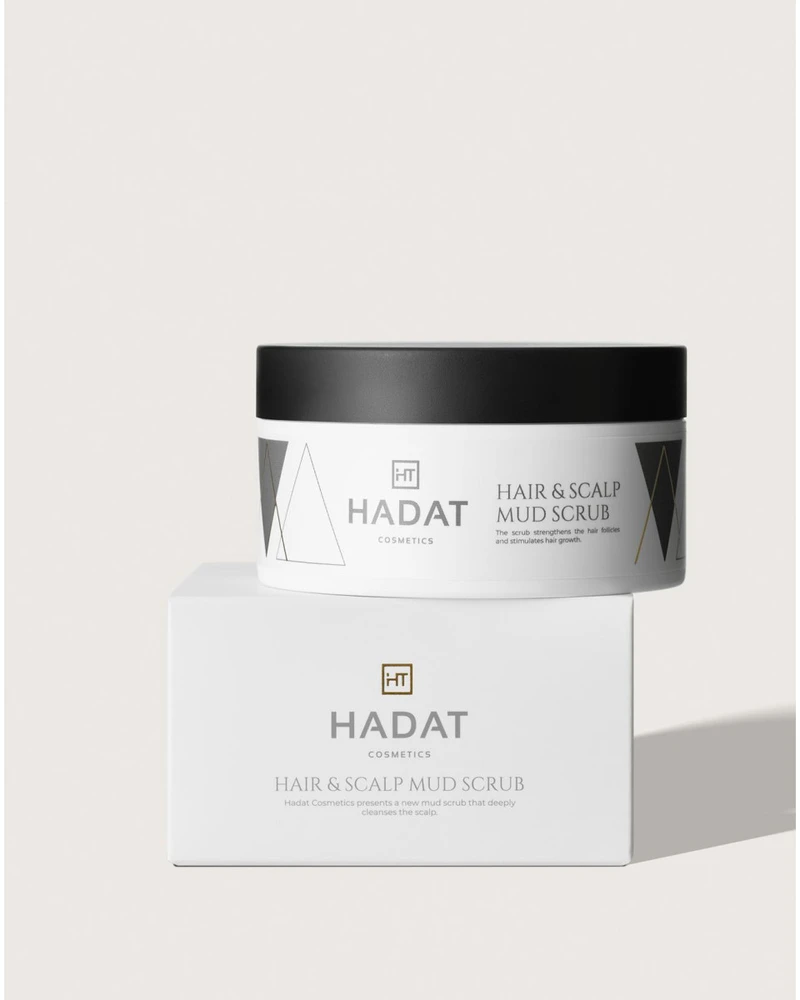 Hadat Cosmetics Hair & Scalp Mud Scrub galvos odos šveitiklis, 300 ml