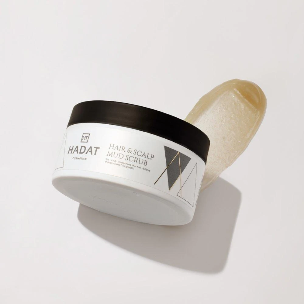 Hadat Cosmetics Hair & Scalp Mud Scrub galvos odos šveitiklis, 300 ml
