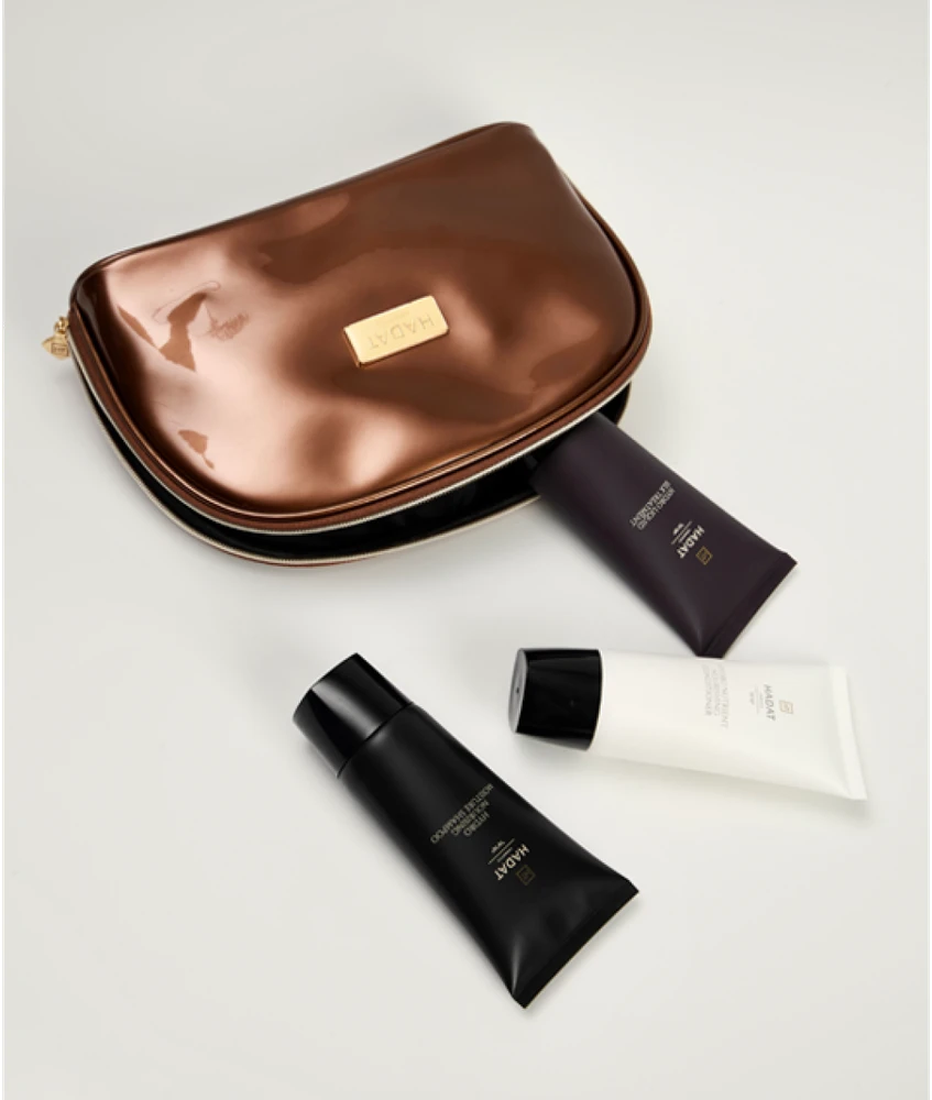 Hadat Cosmetics Liquid Silk Hair Kit skysto šilko rinkinys plaukams