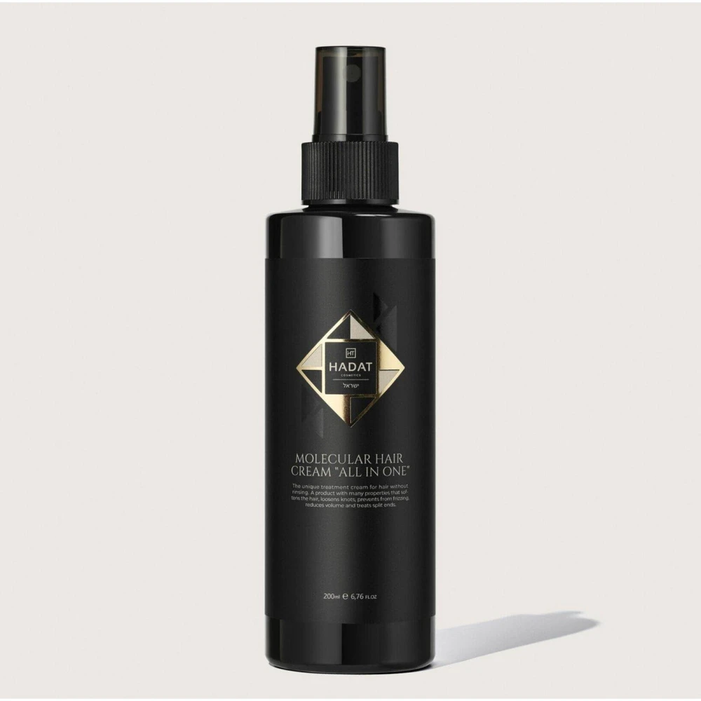 Hadat Cosmetics Molecular Hair Kreminis All In One Leave In Kreminis Purškiklis nenuplaunamas molekulinis kremas-purškiklis plaukams, 200 ml