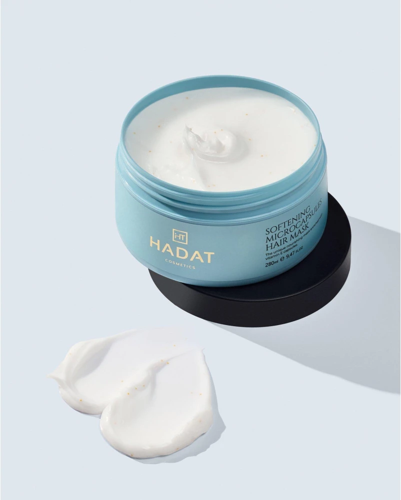 Hadat Cosmetics Softening Microcapsule Hair Mask glotninanti, maitinamoji kaukė, 280 ml
