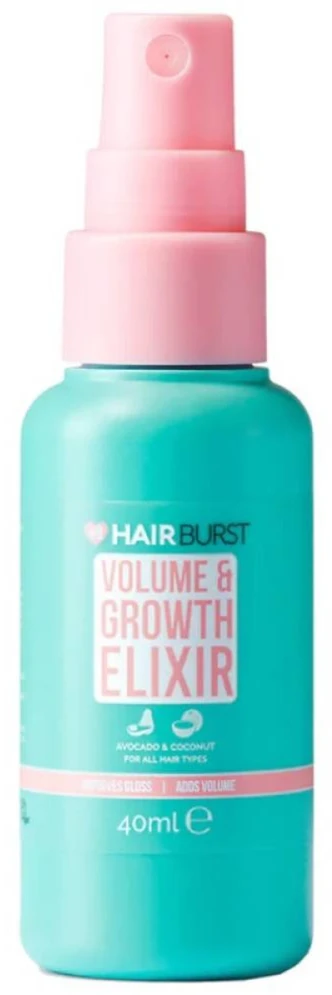 Hairburst Eliksyras Volume & Growth Vegan & Cruelty-Free Plaukų lakas Treatment Volumising & Strengthening, 40 ml