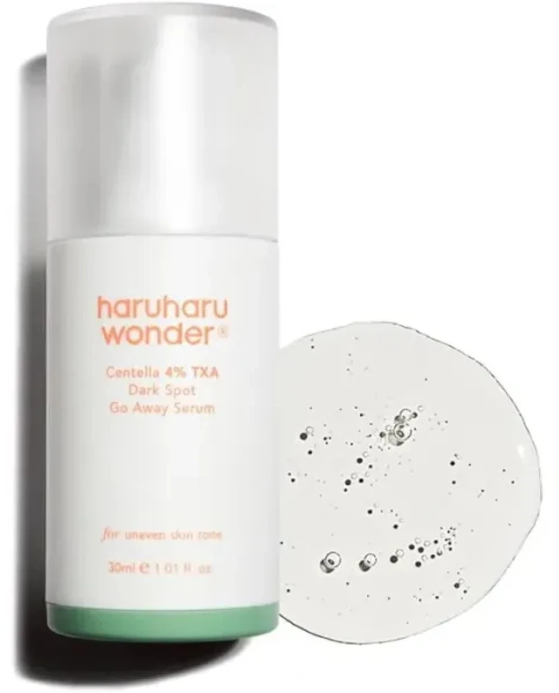 Haruharu Wonder Centella 4% TXA Dark Spot Go Away Serum veido serumas, 30 ml