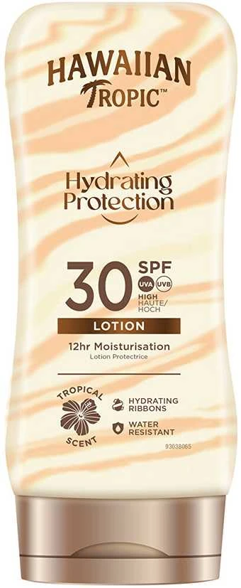 „Hawaiian Tropic“ drėkinamasis kremas nuo saulės SPF 30 (losjonas), 180 ml