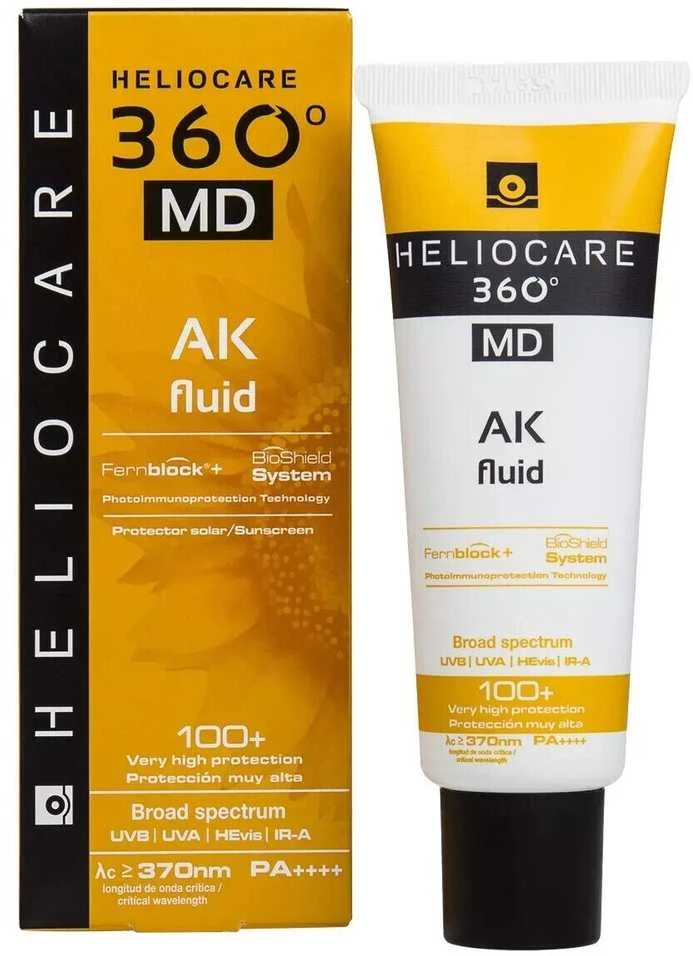 Kremas nuo saulės Heliocare 360º Md Ak Fluid, 50ml