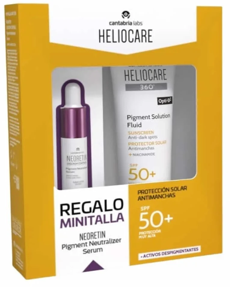 Heliocare 360 Opti D Pigment Solution Fluid Spf50+, 50 ml Set 2 Pieces