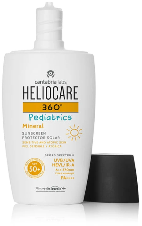 Heliocare 360° Pediatrics Mineral SPF50+ Apsauginis fluidas vaikams nuo saulės, 50 ml