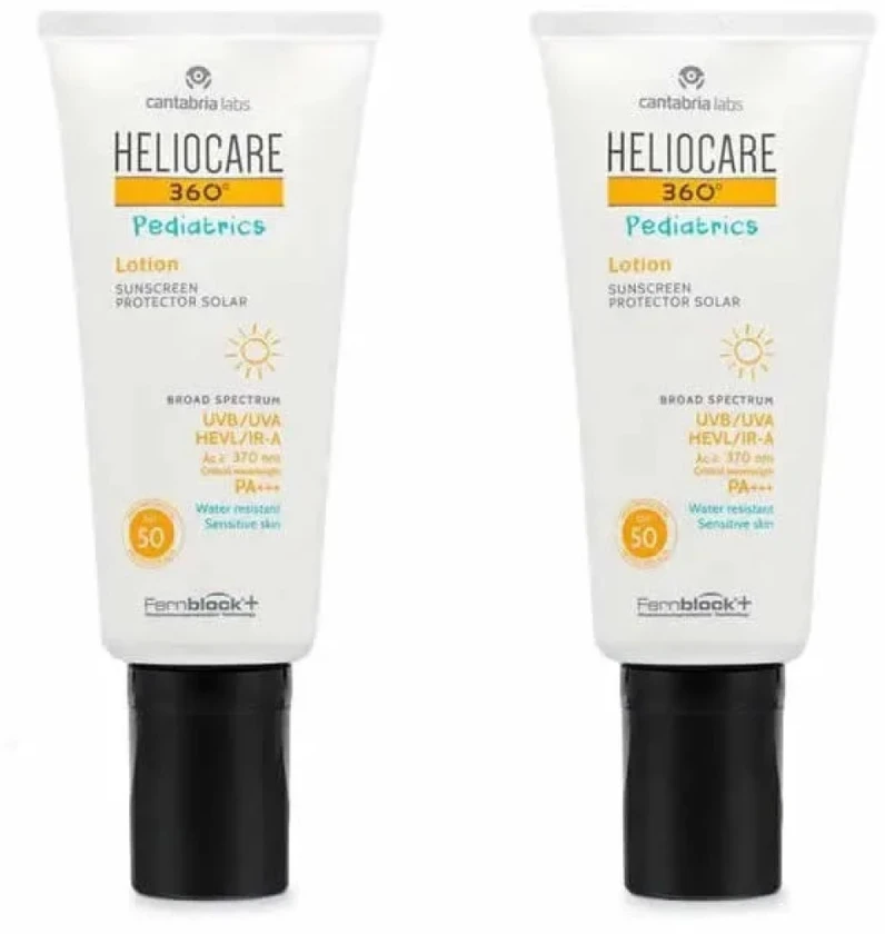 „Heliocare 360 Pediatrics“ losjonas nuo saulės su SPF 50+ 2 vnt., 200 ml