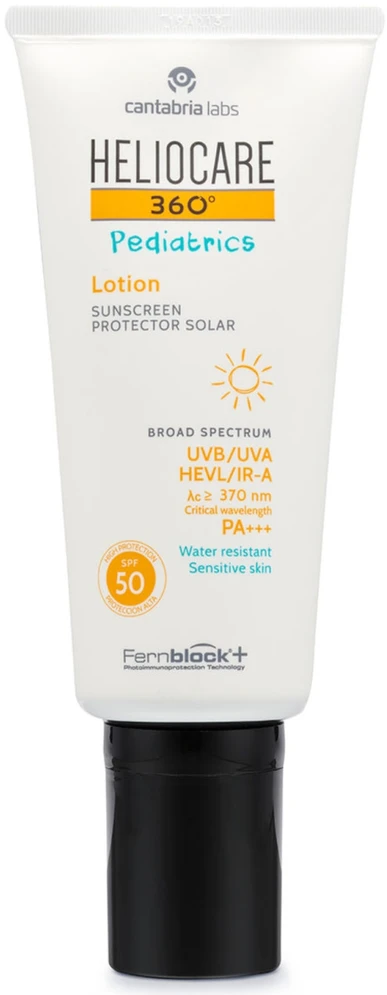 Heliocare 360° Pediatrics SPF50 Apsauginis losjonas vaikams nuo saulės, 200 ml