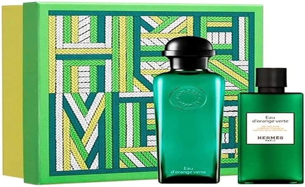 Hermes Eau d´Oranžinis Verte EDC rinkinys Unisex (EDC, 100 ml + dušo želė, 80 ml)