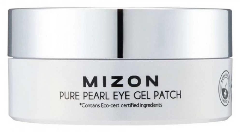 Hidrogelio paakių pagalvėlės su baltaisiais perlais Mizon Pure Pearl Eye Gel Patch, 60 pagalvėlių