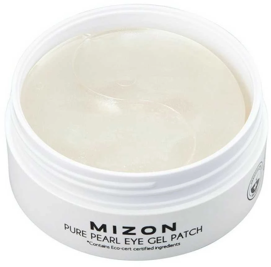 Hidrogelio paakių pagalvėlės su baltaisiais perlais Mizon Pure Pearl Eye Gel Patch, 60 pagalvėlių