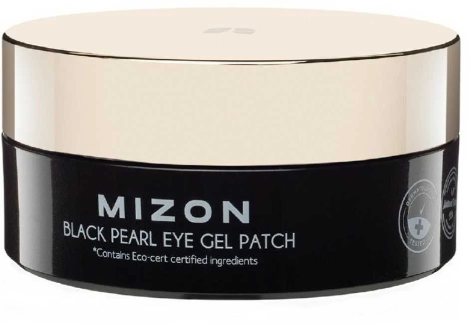 Hidrogelio paakių pagalvėlės su juodaisiais perlais Mizon Juodas Pearl Eye Gel Patch, 60 pagalvėlių