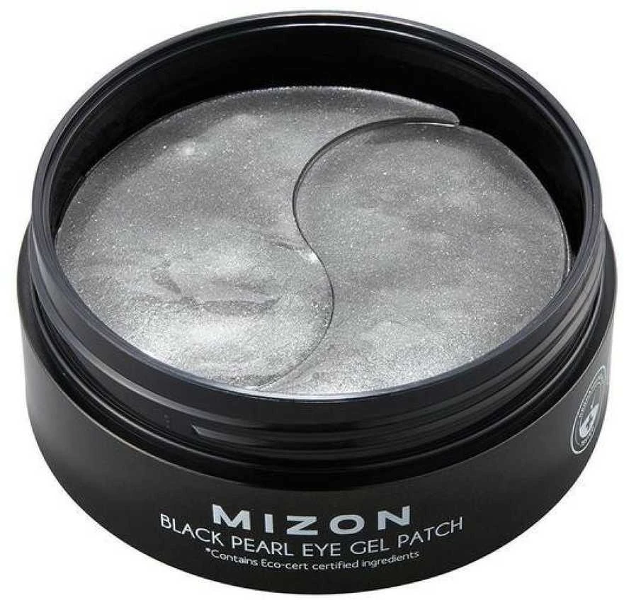 Hidrogelio paakių pagalvėlės su juodaisiais perlais Mizon Juodas Pearl Eye Gel Patch, 60 pagalvėlių