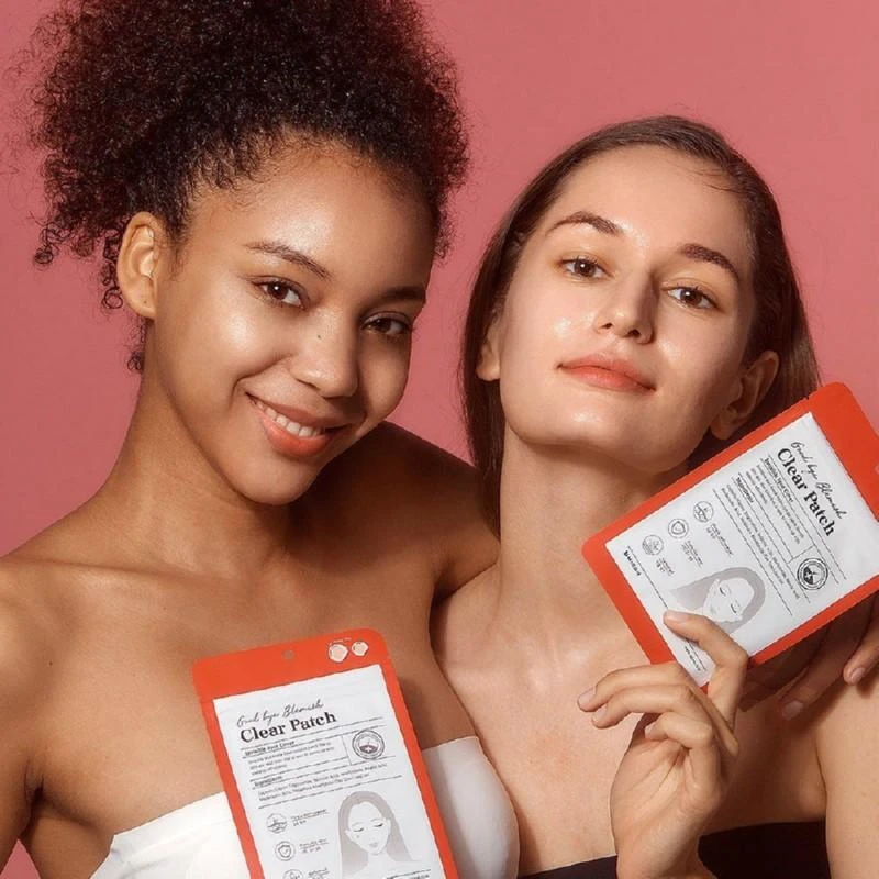 Hidrokoloidiniai, maskuojamieji pleistrai nuo spuogų Mizon Good Bye Blemish Clear Patch, pakuotėje 44 vnt.