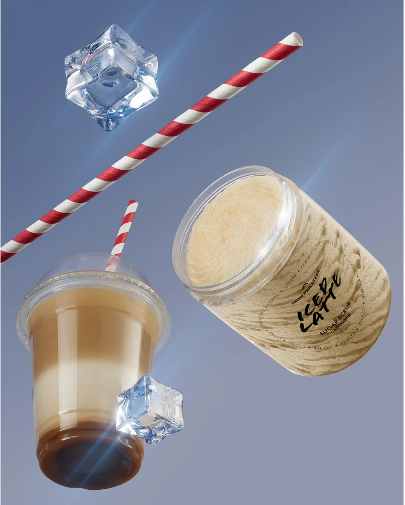 HIGH PRIESTESS Iced Latte Sugar Scrub kūno šveitiklis, 250 g