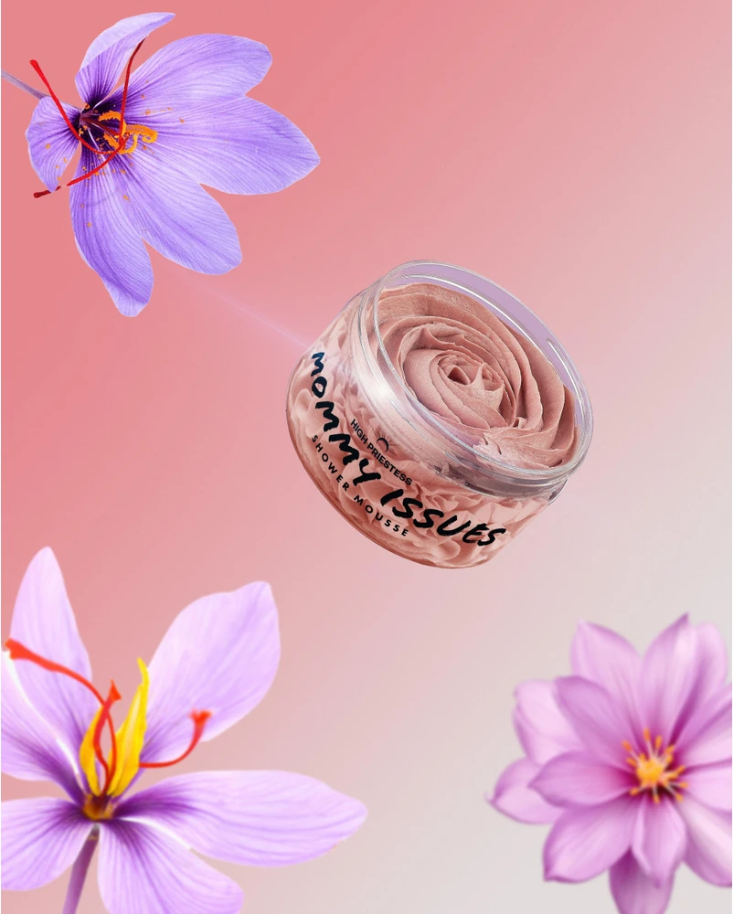 HIGH PRIESTESS Mommy Issues Shower Mousse dušo putos, 125 g