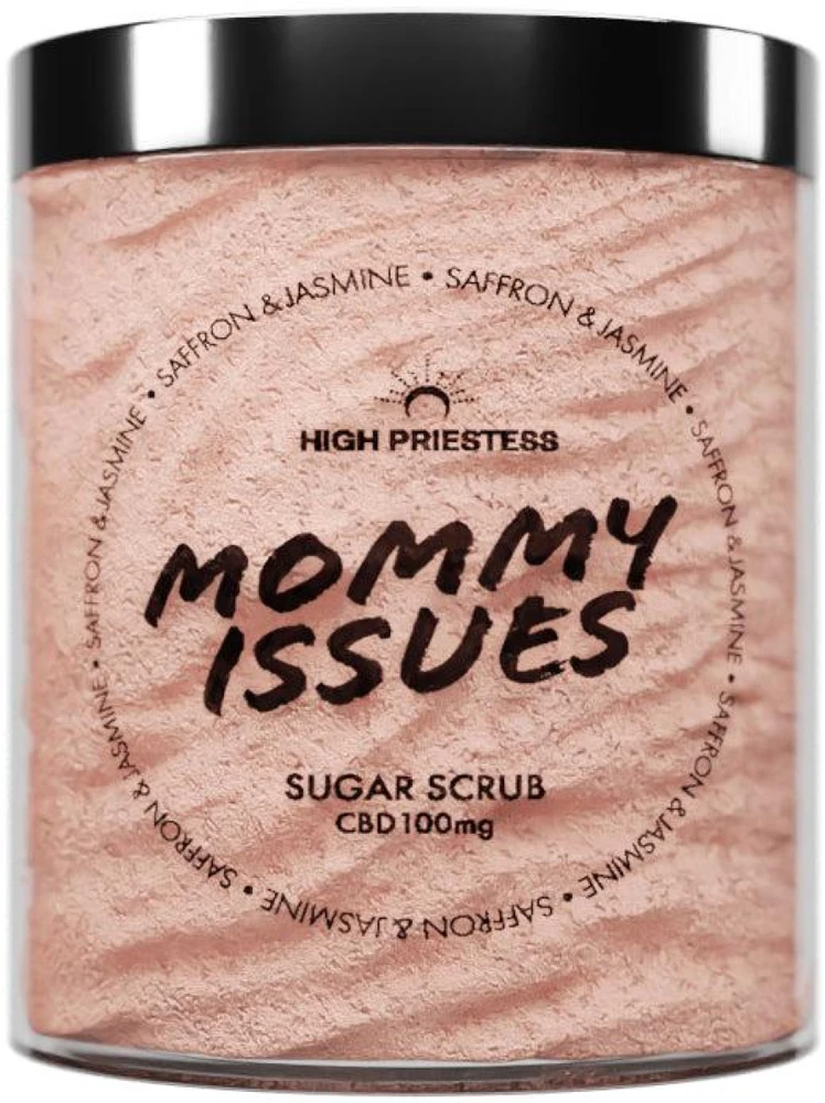 HIGH PRIESTESS Mommy Issues Sugar Scrub kūno šveitiklis, 250 g
