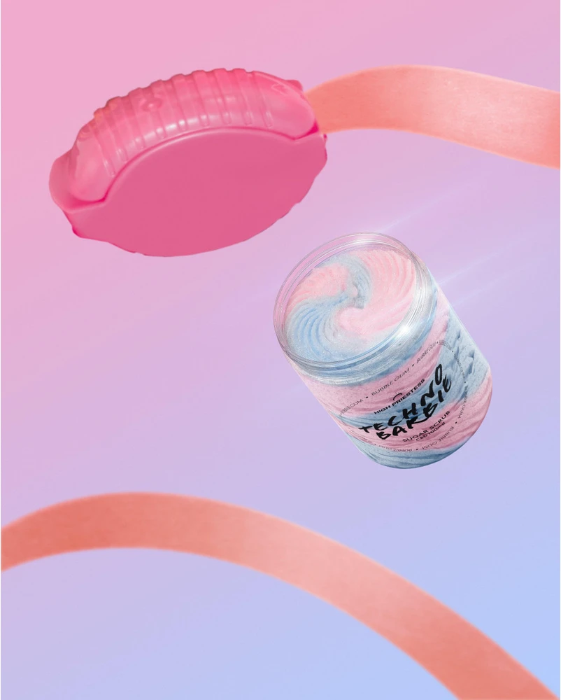 HIGH PRIESTESS Techno Barbie Sugar Scrub kūno šveitiklis, 250 g