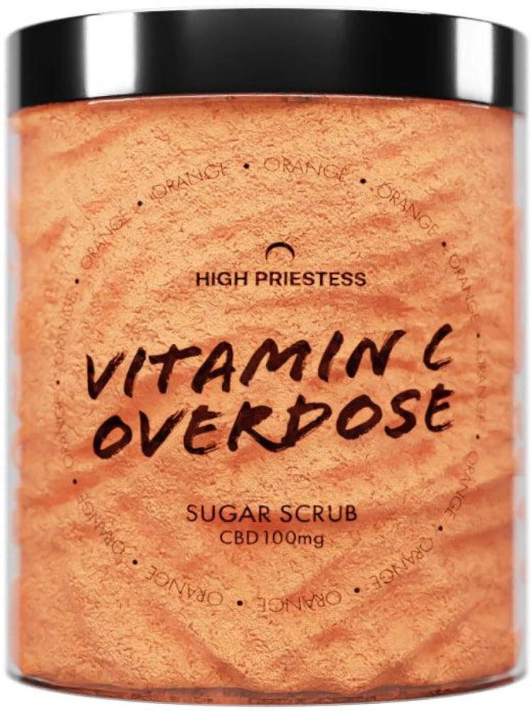 HIGH PRIESTESS Vitamin C Overdose Sugar Scrub kūno šveitiklis, 250 g